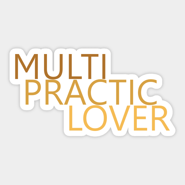 Multi Practic Lover Sticker by NAVODAR